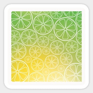 Citrus Slices (green/yellow) Sticker